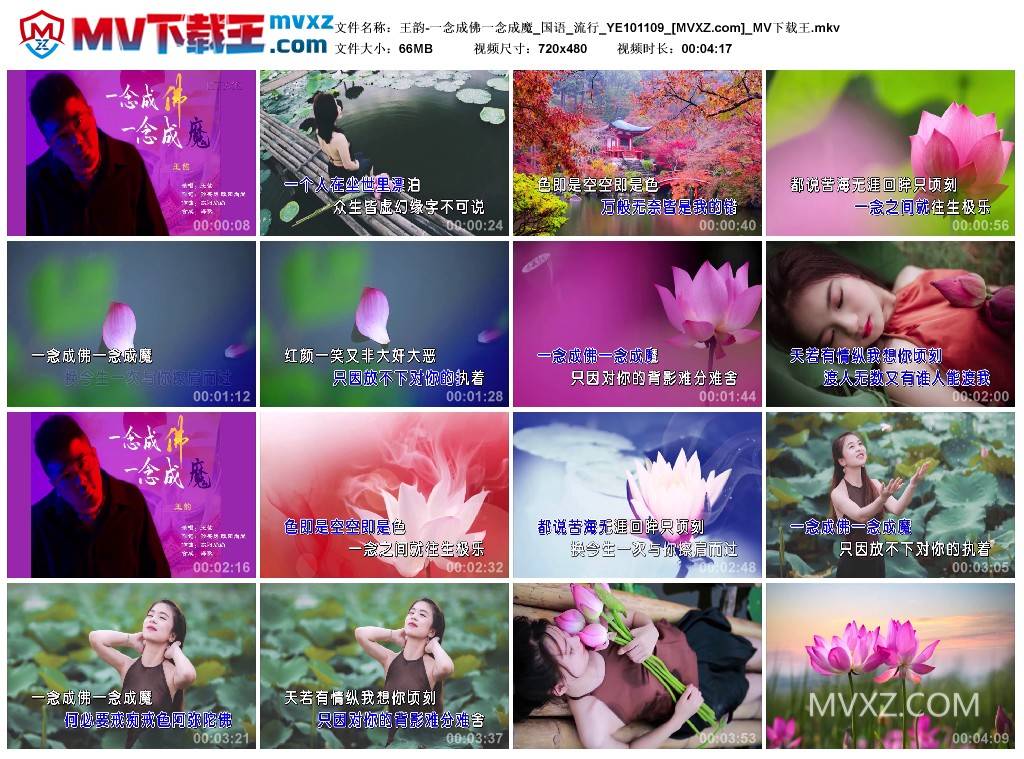 王韵-一念成佛一念成魔_国语_流行_YE101109
